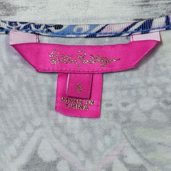 Lilly Pulitzer Jessalynne Romper Lapis Lantern - Picture 9 of 10